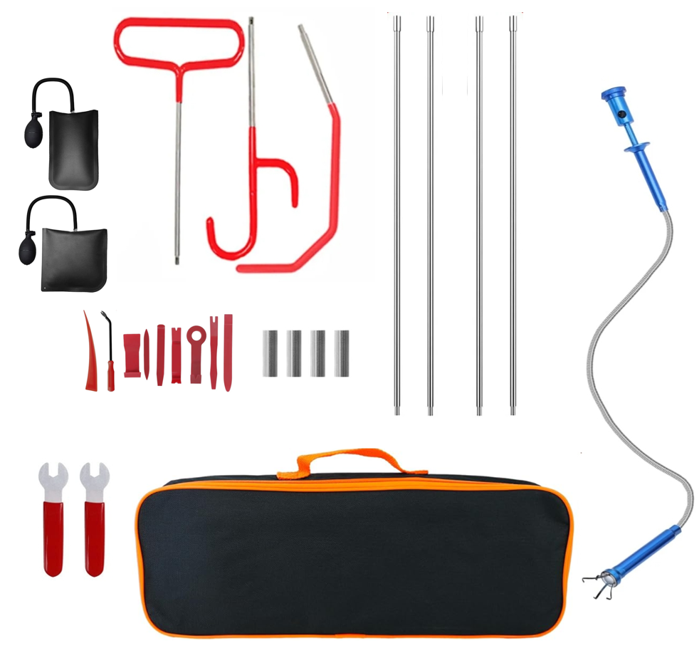 26Pcs Car Door Lockout Kit with Magnetic Grabber Tool
