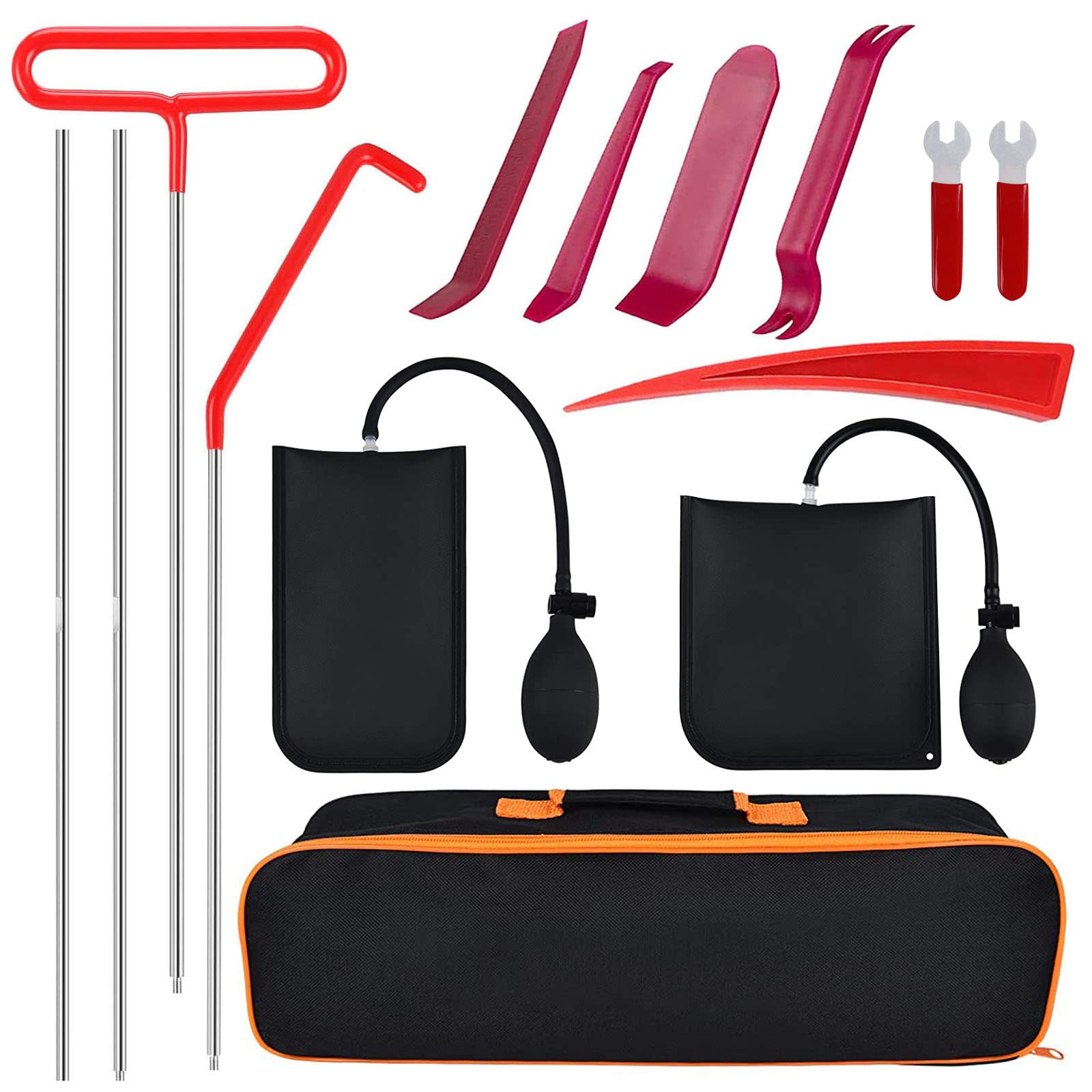 15PCS Car Lockout Tool Kit with Air Wedge Pump